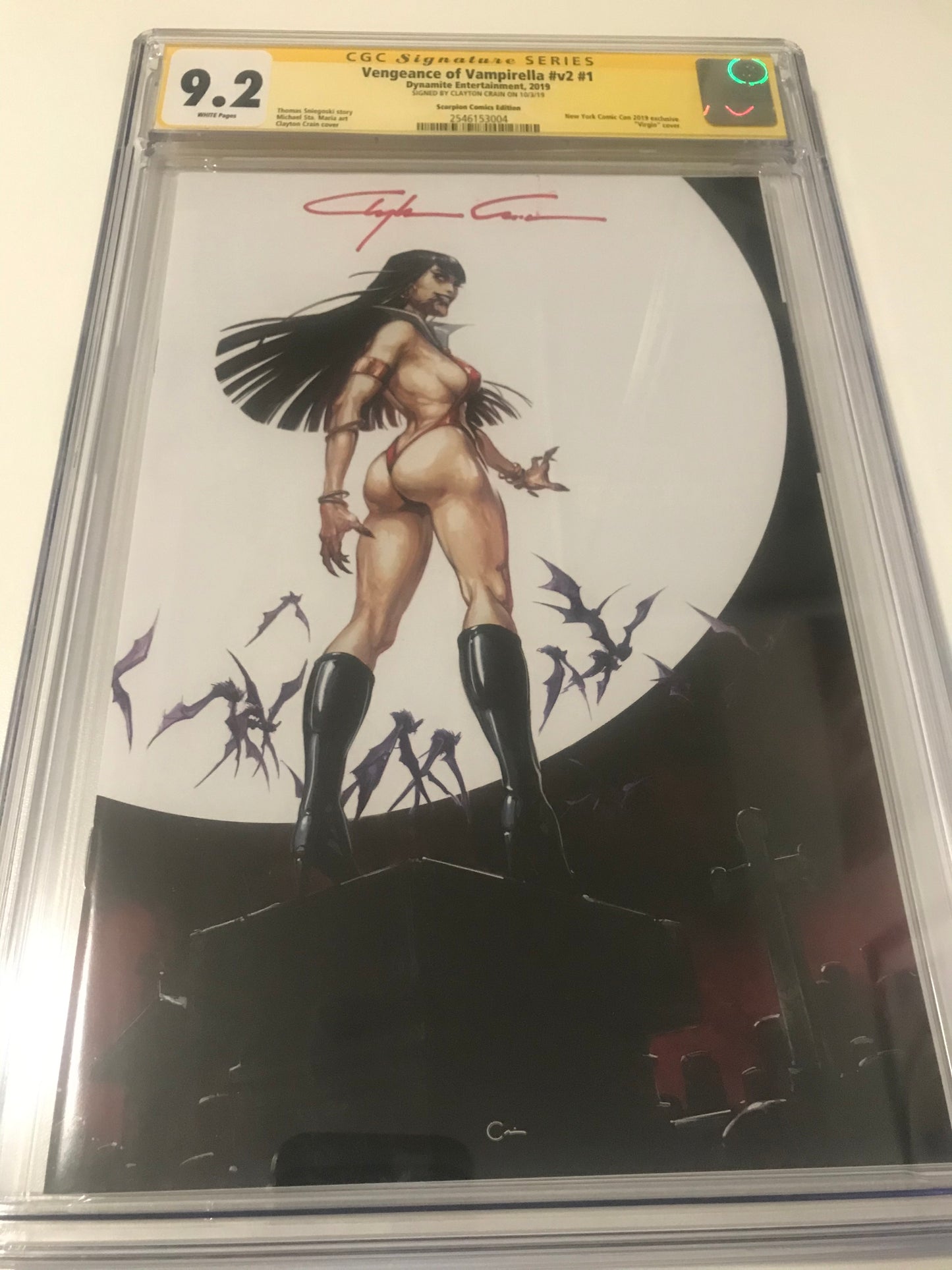 Vengence of Vampirella 1 NYCC Exclusive - CGC - Heroes Cave