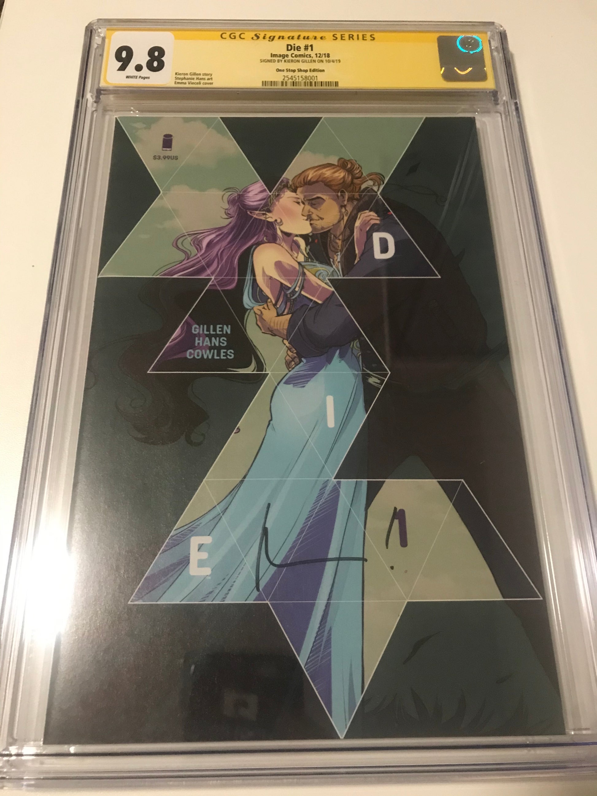 Die 1 One Stop Shop Variant - CGC Signed By Kieron Gillen - Heroes Cave