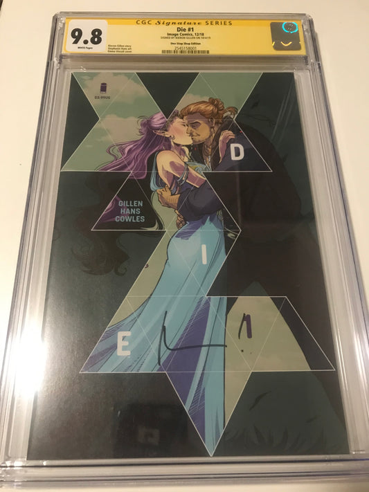 Die 1 One Stop Shop Variant - CGC Signed By Kieron Gillen - Heroes Cave