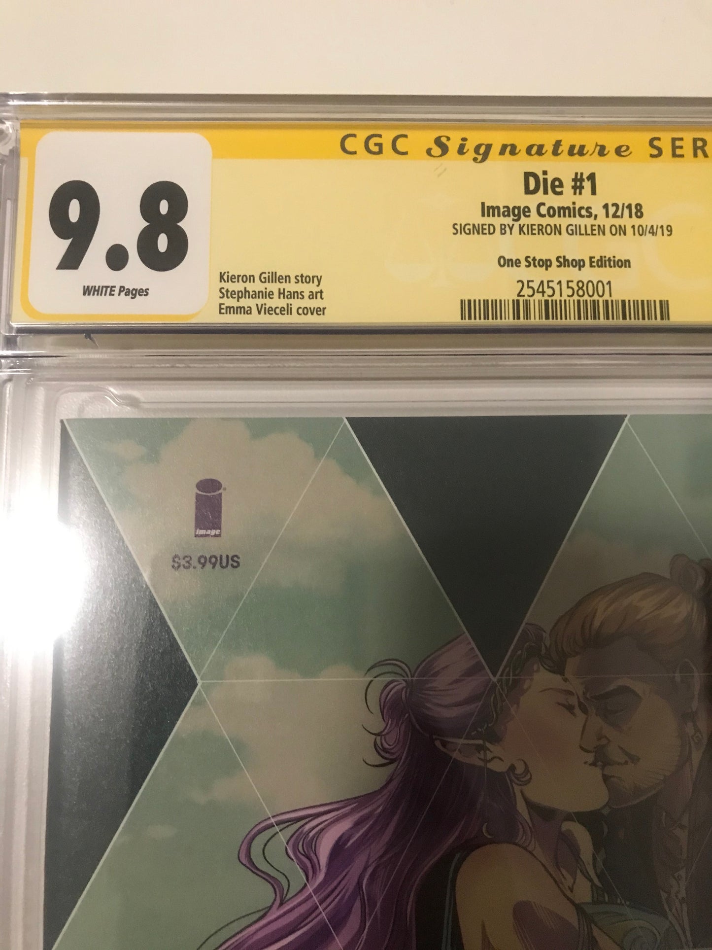 Die 1 One Stop Shop Variant - CGC Signed By Kieron Gillen - Heroes Cave