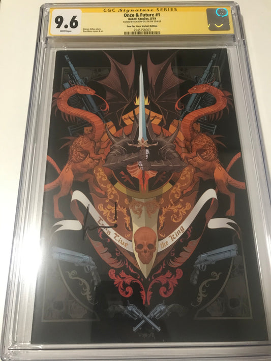 Once and Future 1 One Per Store Variant - CGC Signed By Kieron Gillen - Heroes Cave