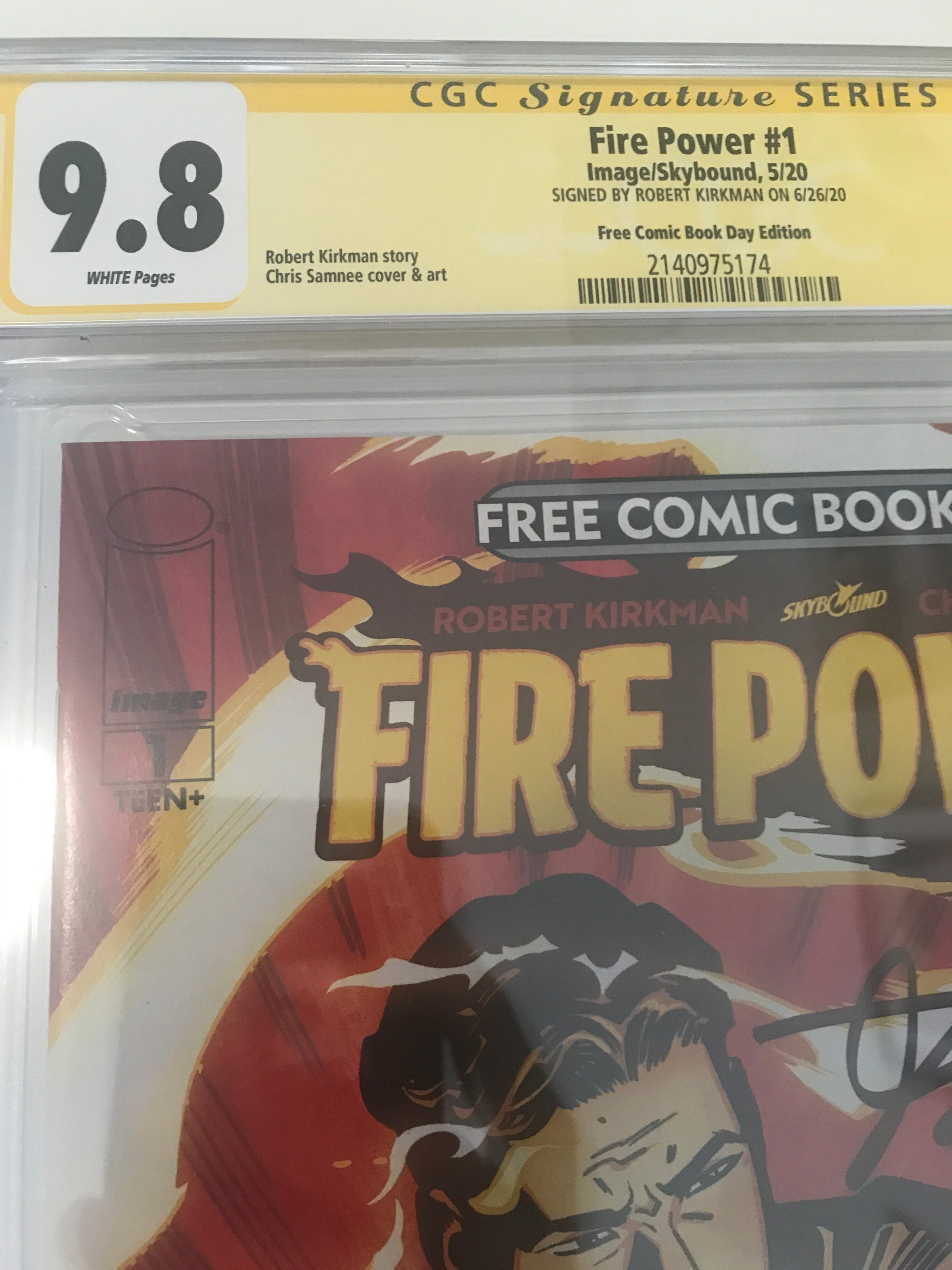 FCBD 2020 Fire Power 1 - CGC Signed by Robert Kirkman - Heroes Cave