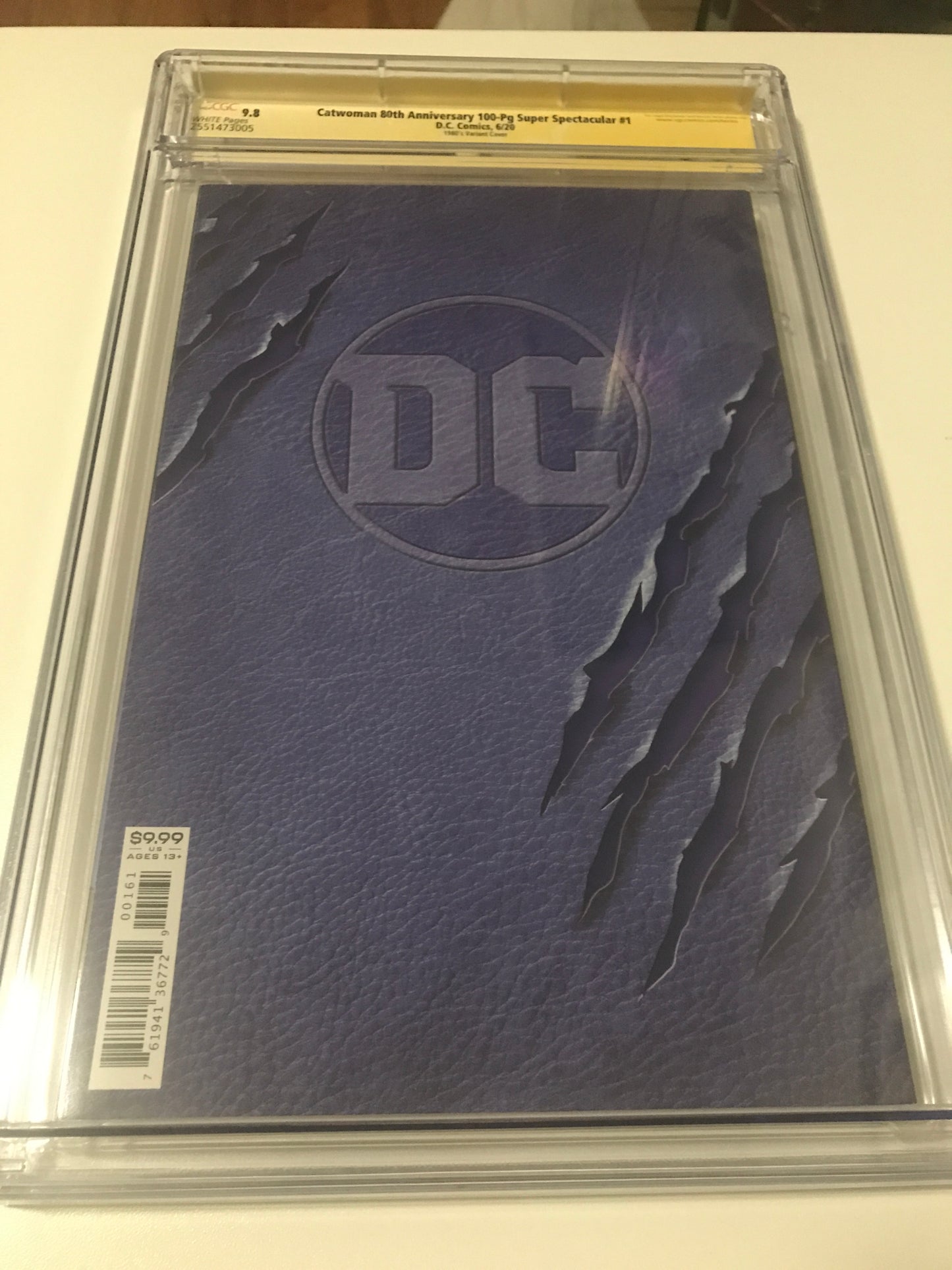 Catwoman 80th Anniversary 1 - CGC Signed by Artgerm - Heroes Cave