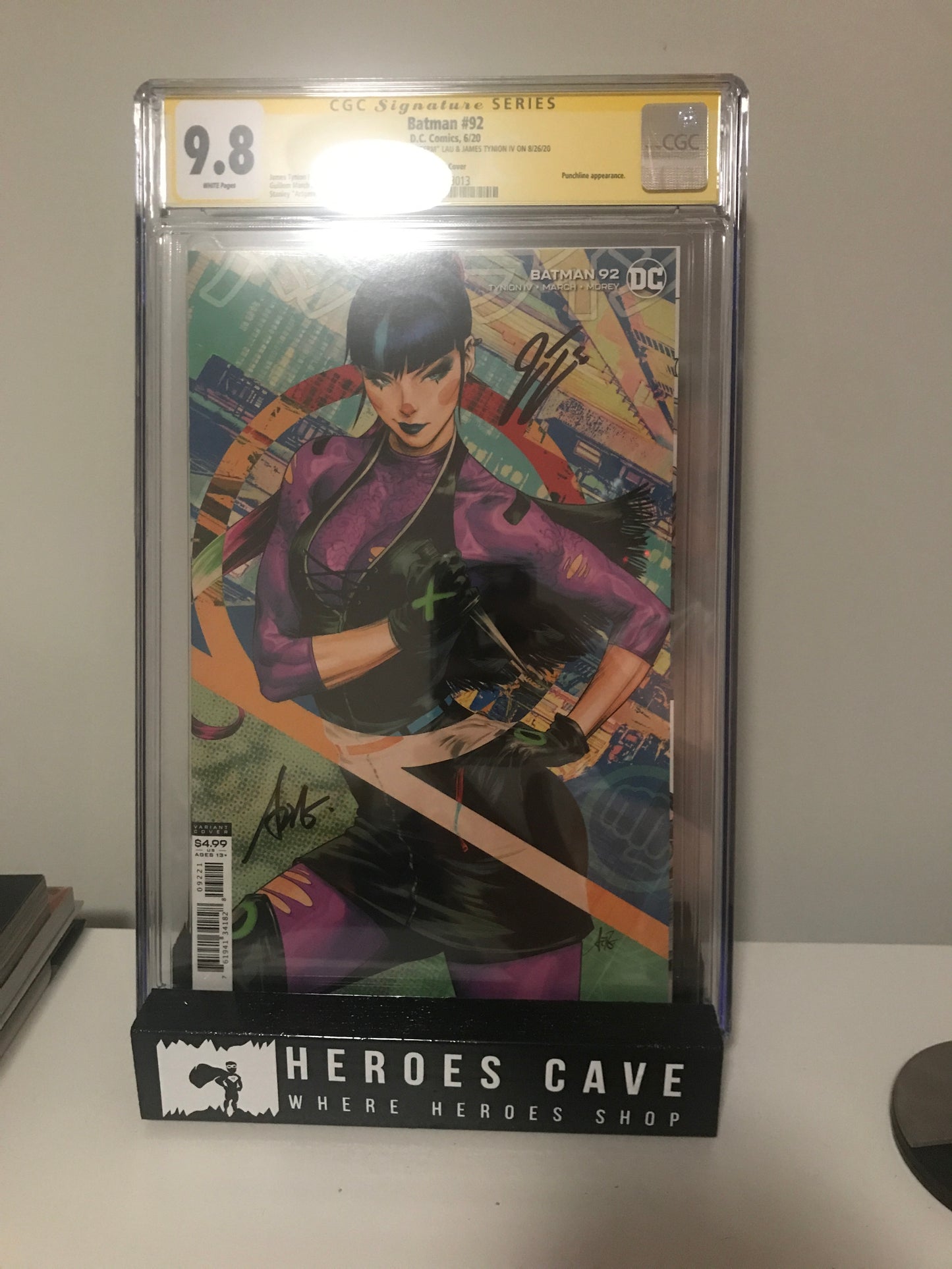 Batman 92 - CGC Signed By James Tynion IV & Artgerm - Heroes Cave