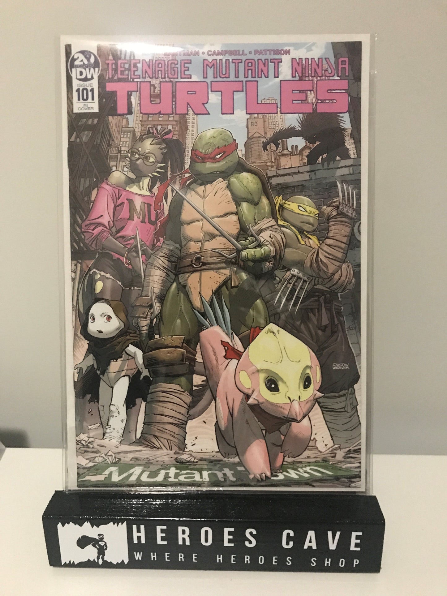 TMNT ONGOING 101 - Heroes Cave
