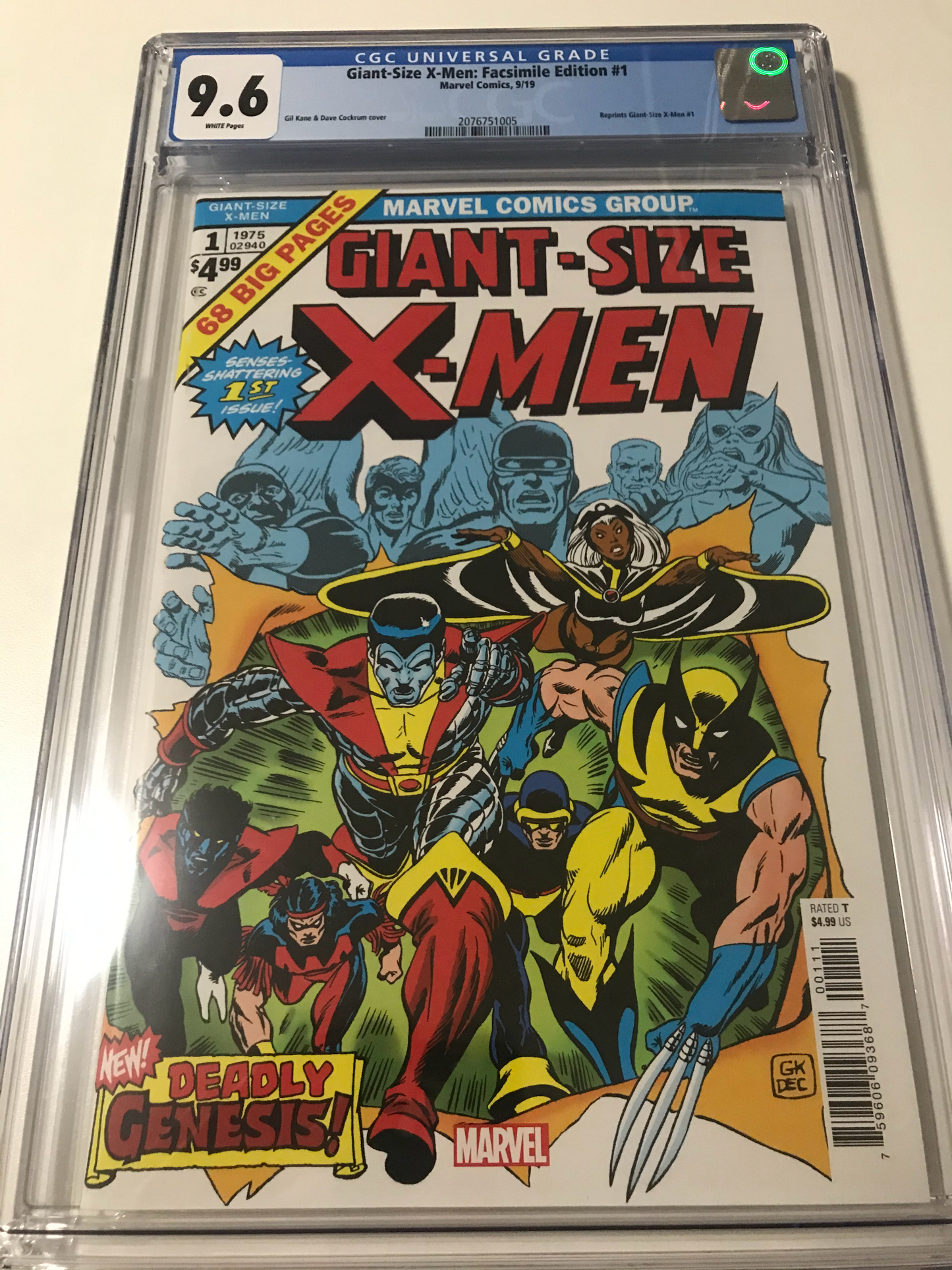 Giant Size X-Men 1 Facsimile - CGC - Heroes Cave
