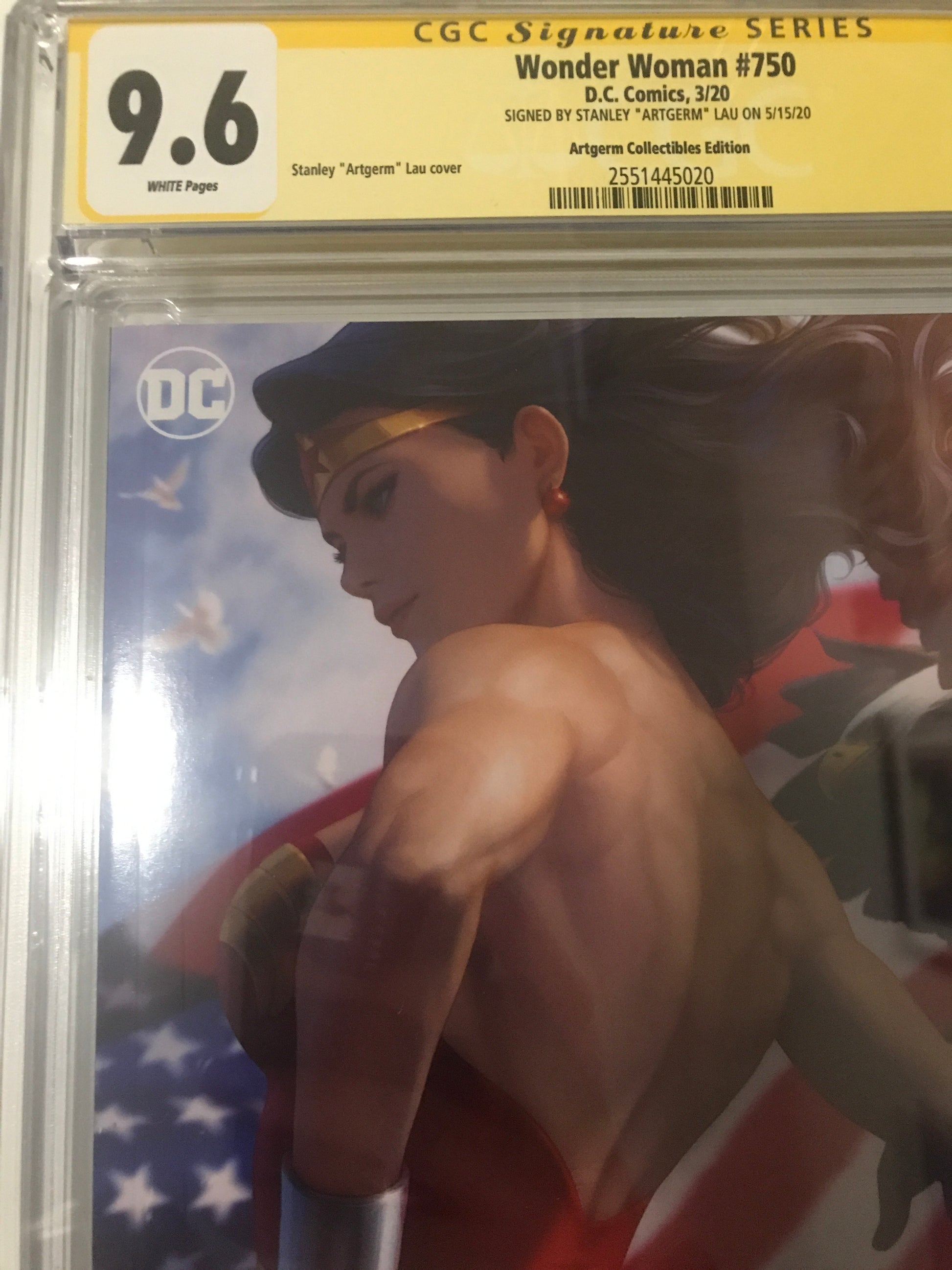 Wonder Woman 750 Trade Dress Variant - CGC Signed by Artgerm - Heroes Cave