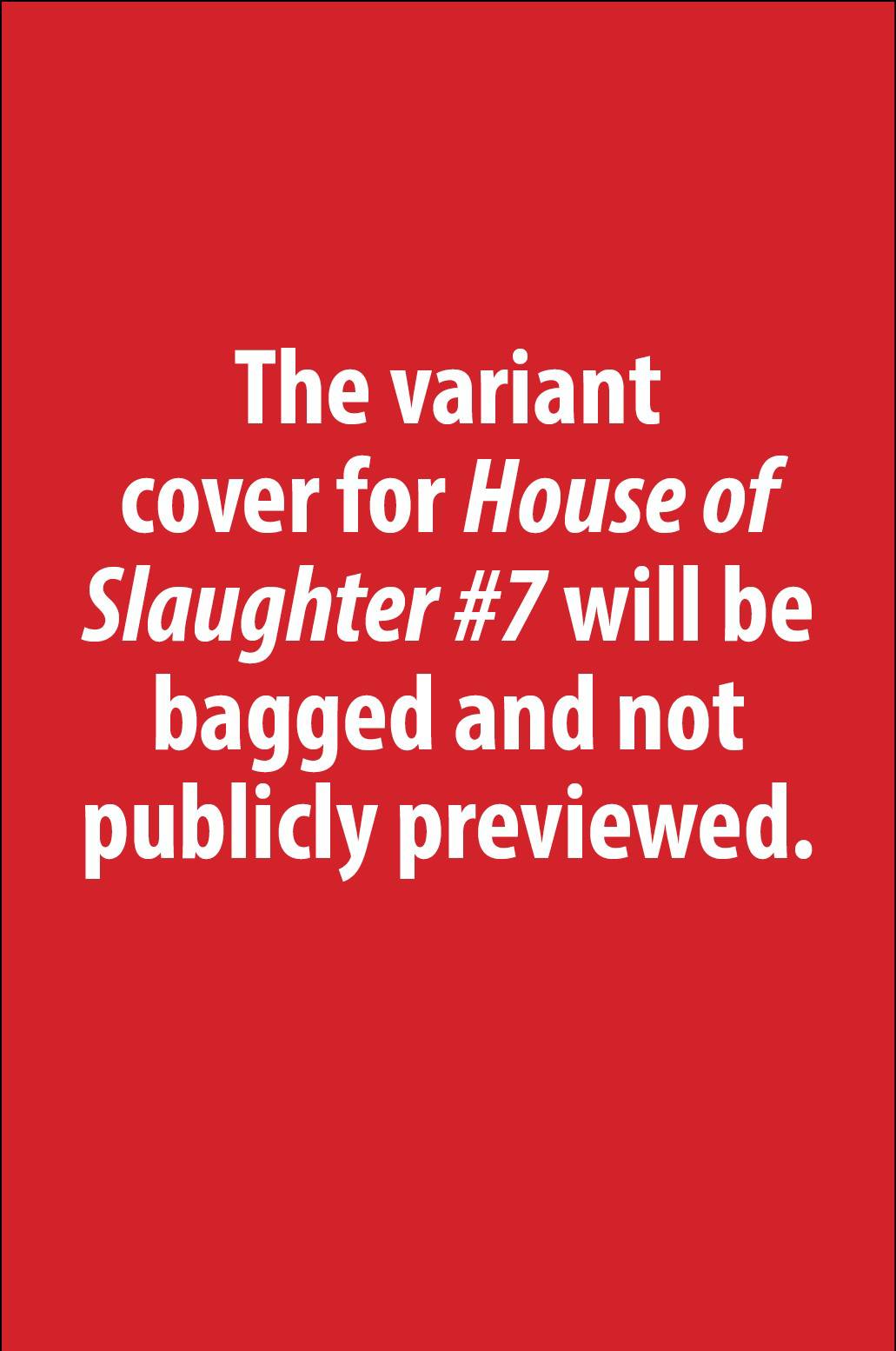 House Of Slaughter 7 (Pre-order 7/27/2022) - Heroes Cave