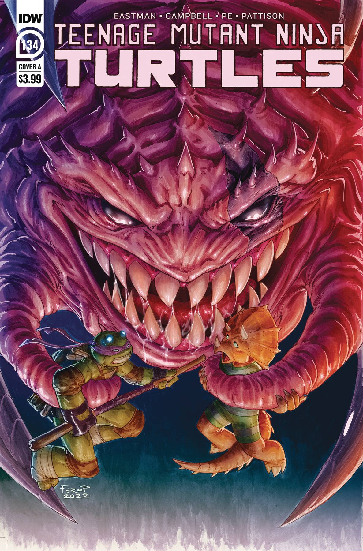 Tmnt Ongoing 134 (Pre-order 11/9/2022) - Heroes Cave