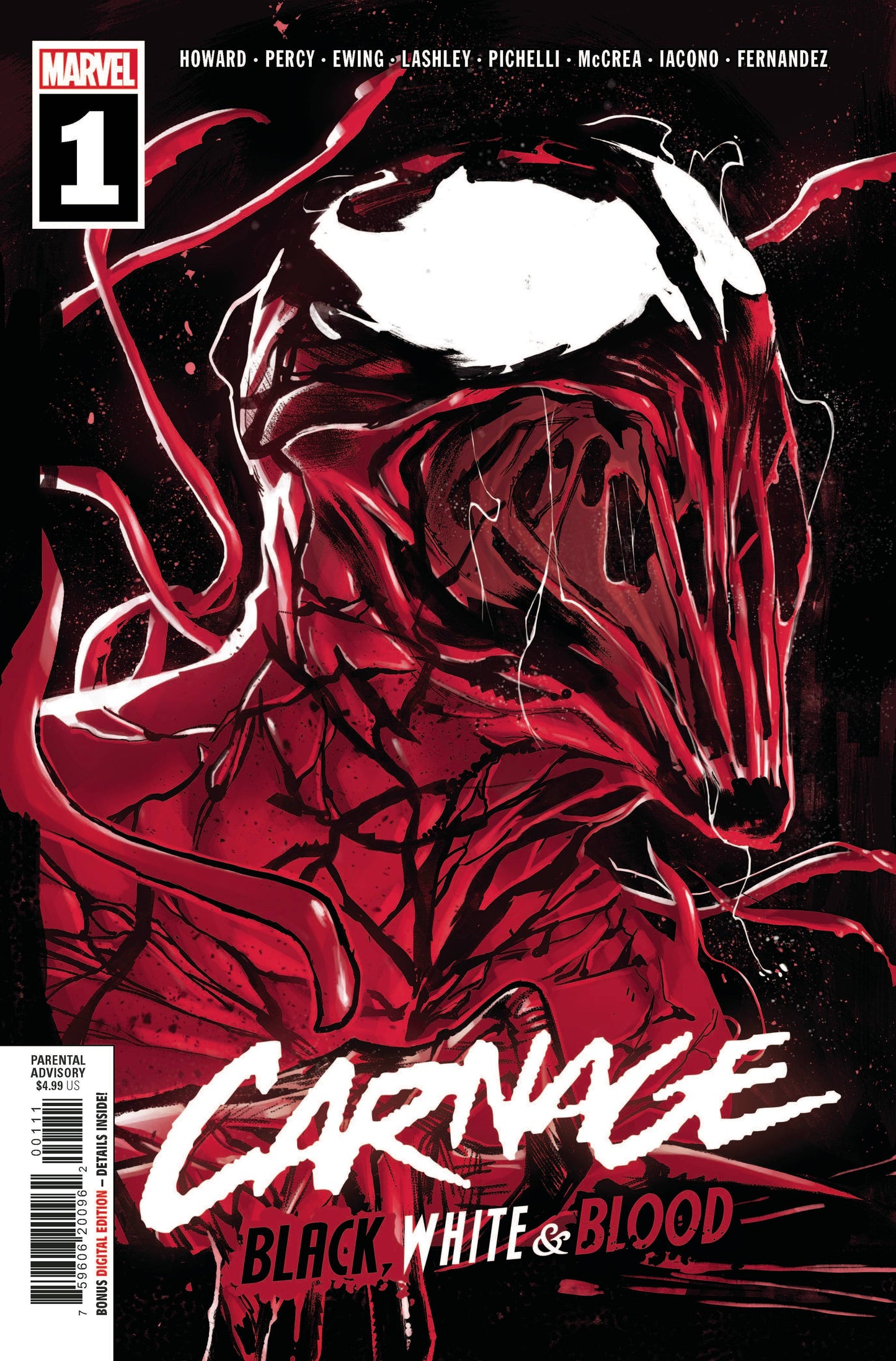 Carnage Black White and Blood 1 (Pre-order 3/24/21) - Heroes Cave