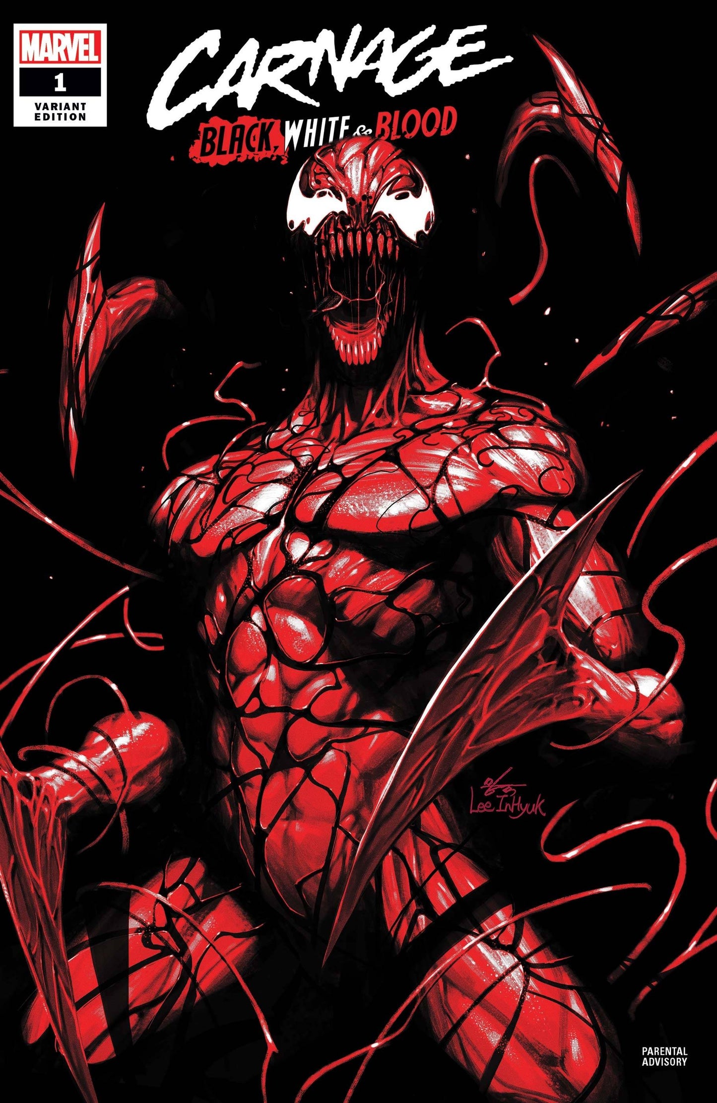 Carnage Black White and Blood 1 (Pre-order 3/24/21) - Heroes Cave