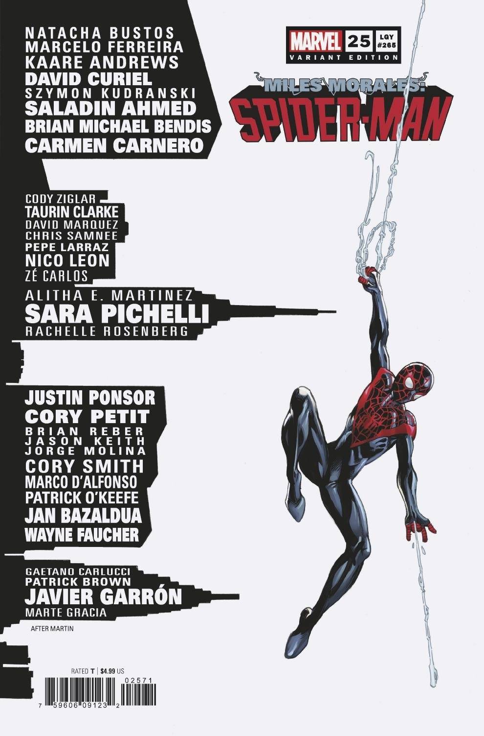 Miles Morales Spider-Man 25 (Pre-order 4/28/21) - Heroes Cave