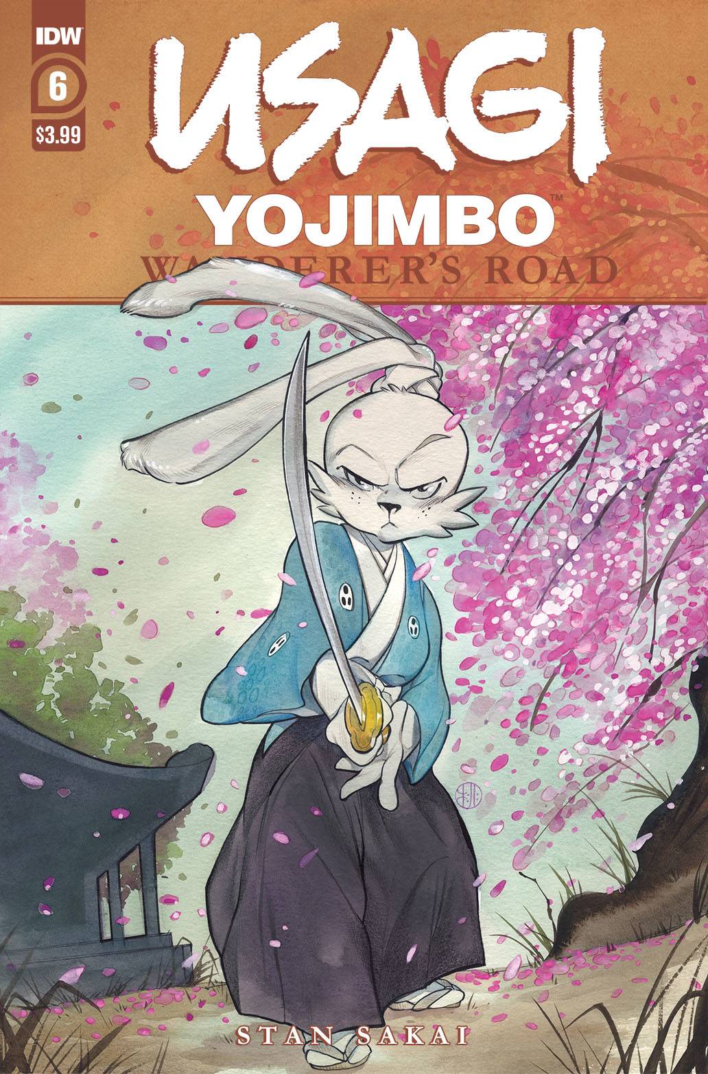 Usagi Yojimbo Wanderers Road 6 (Pre-order 4/28/21) - Heroes Cave