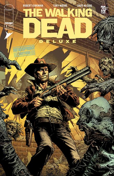 Walking Dead Deluxe 1 Newsprint Edition (Pre-order 10/4/2023) - Heroes Cave