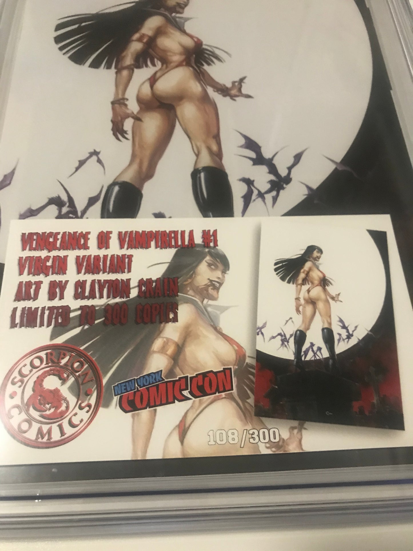 Vengence of Vampirella 1 NYCC Exclusive - CGC - Heroes Cave