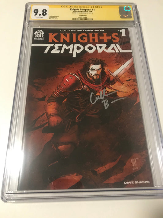 Knights Temporal 1 B Variant - CGC Signed By Cullen Bunn - Heroes Cave