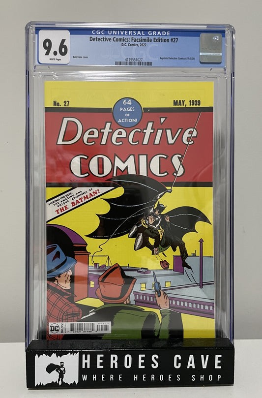Detective Comics 27 Facsimile - CGC - Heroes Cave
