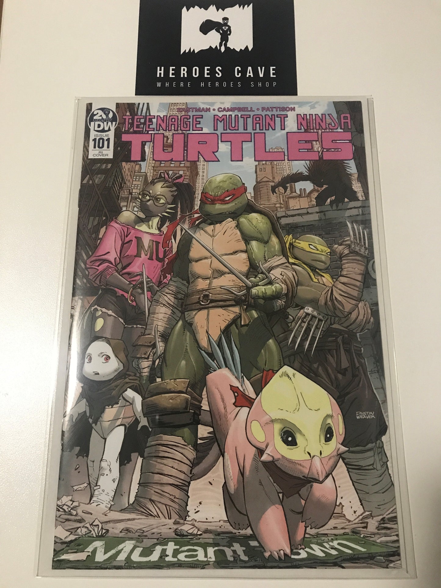 TMNT ONGOING 101 - Heroes Cave