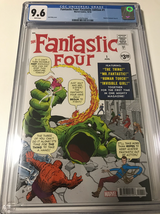 Fantastic Four 1 Facsimile - CGC - Heroes Cave