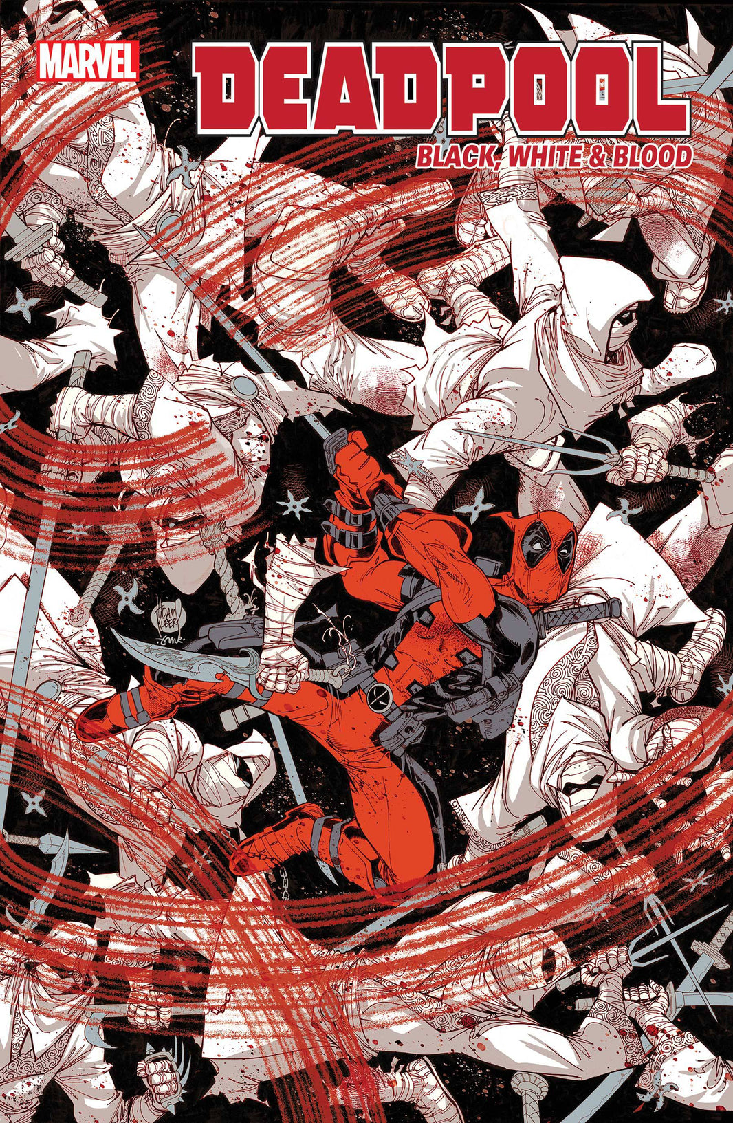 Deadpool Black White Blood 1 (Pre-order 8/4/2021) - Heroes Cave