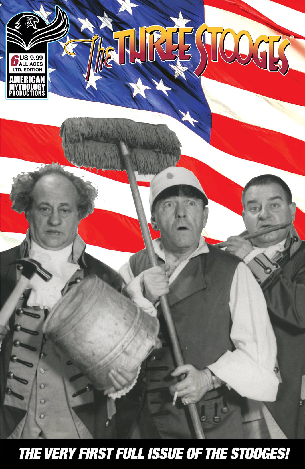 Three Stooges Dell 1961 6 - Heroes Cave