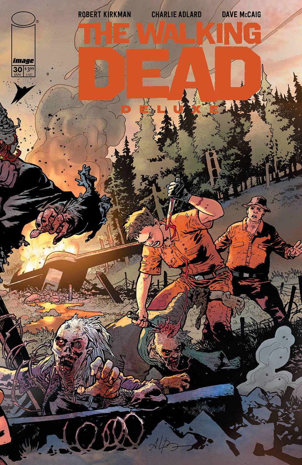 Walking Dead Dlx 30 (Pre-order 1/5/2022) - Heroes Cave