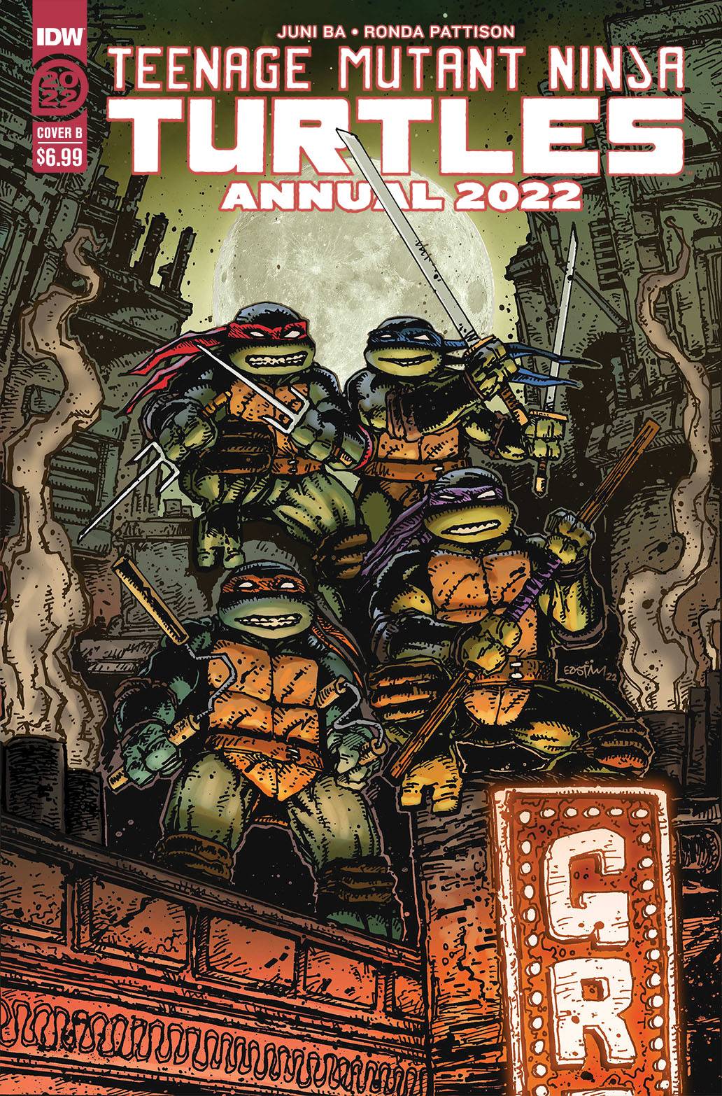 Tmnt Annual 2022  (Pre-order 3/30/2022) - Heroes Cave