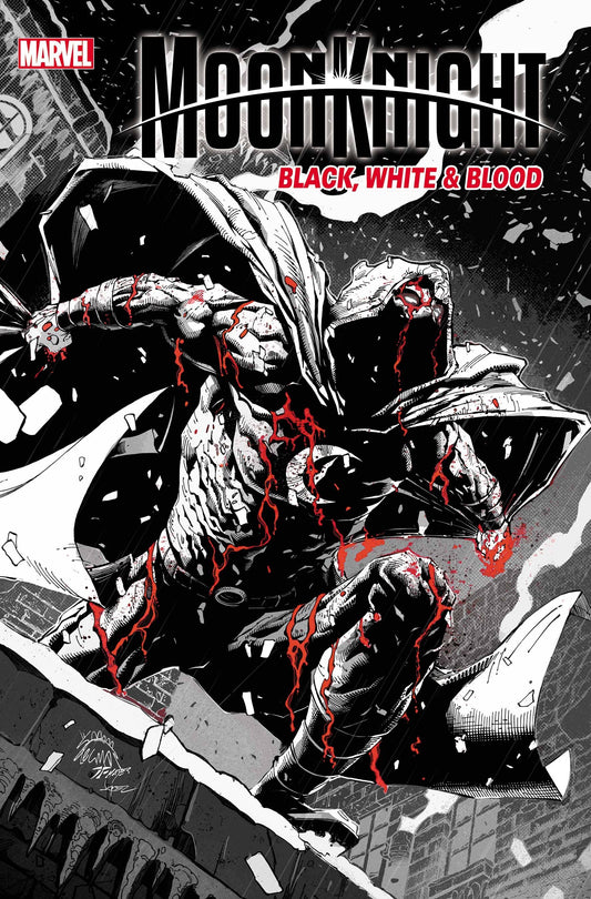 Moon Knight Black White Blood 2 (Pre-order 6/15/2022) - Heroes Cave