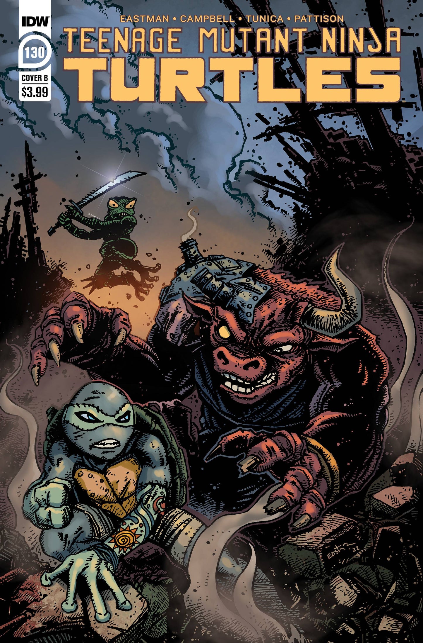 Tmnt Ongoing 130 (Pre-order 6/29/2022) - Heroes Cave