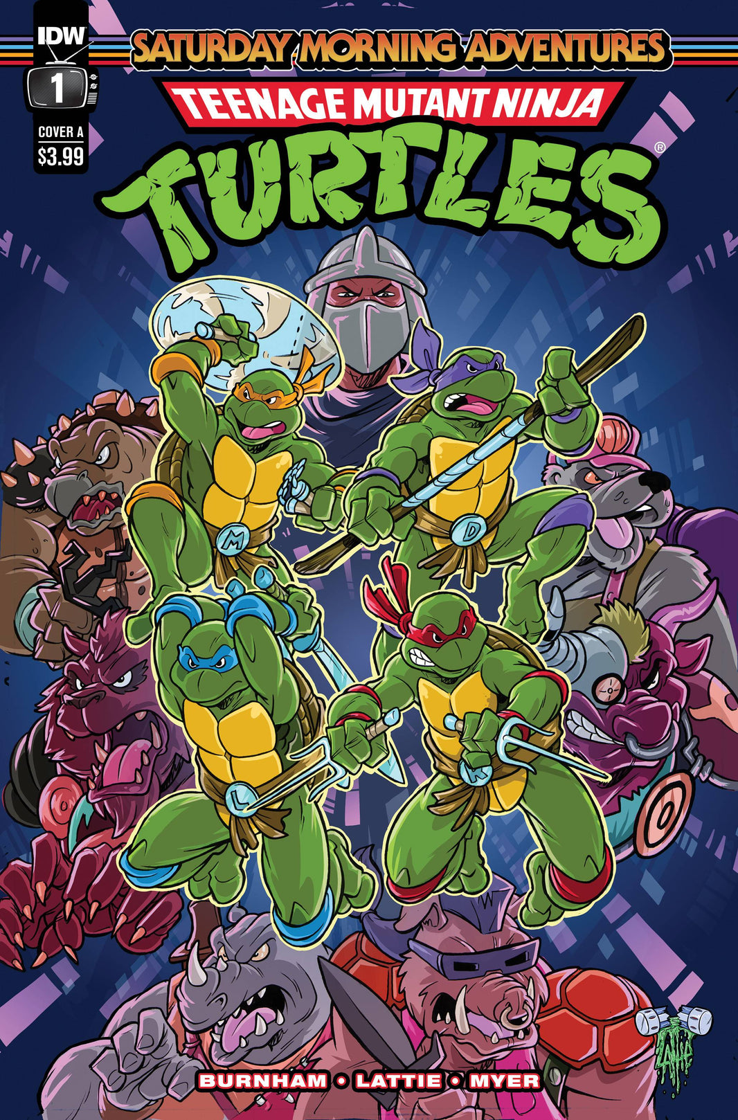 Tmnt Saturday Morning Adventures 1 (Pre-order 10/5/2022) - Heroes Cave
