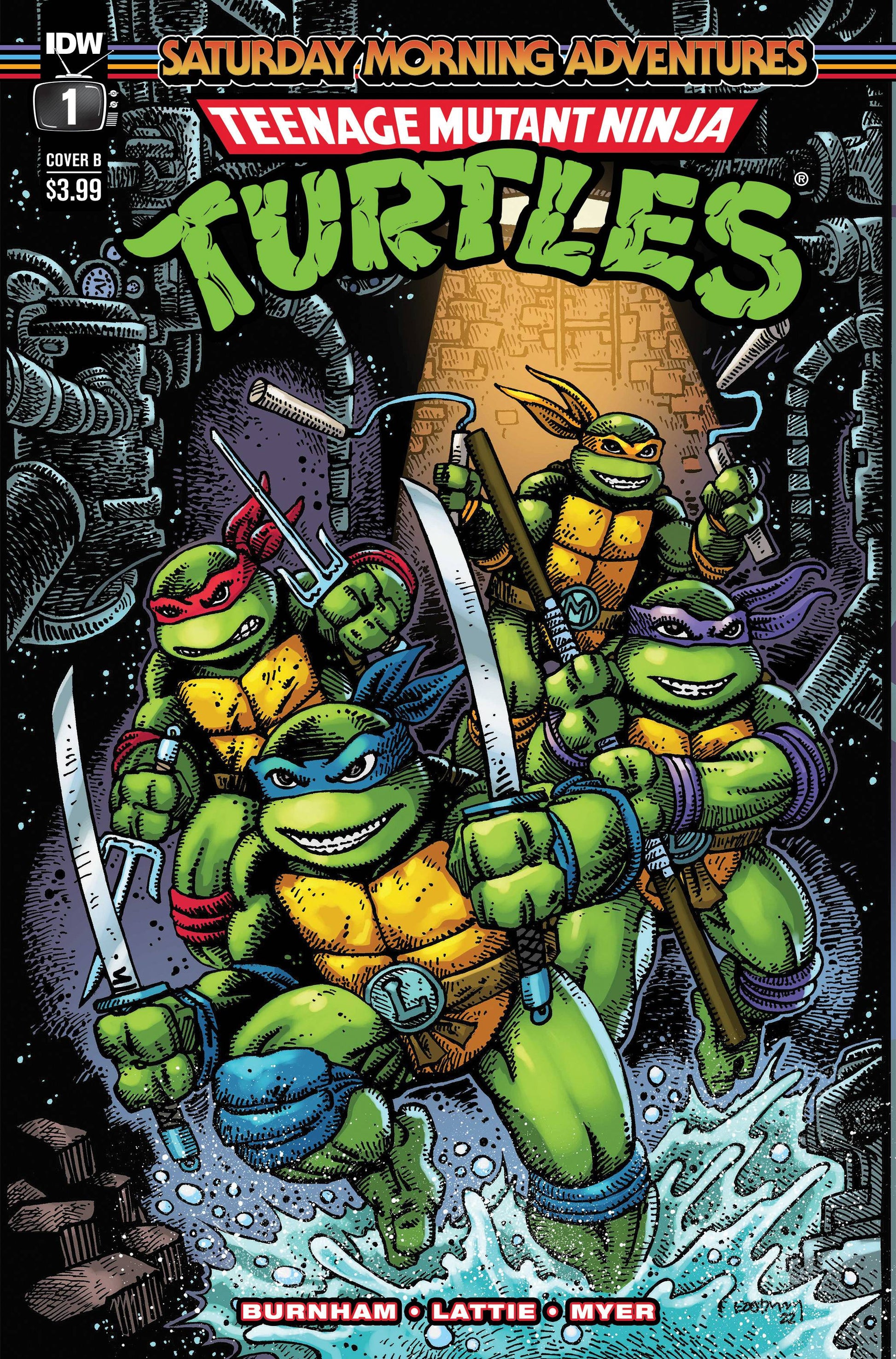 Tmnt Saturday Morning Adventures 1 (Pre-order 10/5/2022) - Heroes Cave