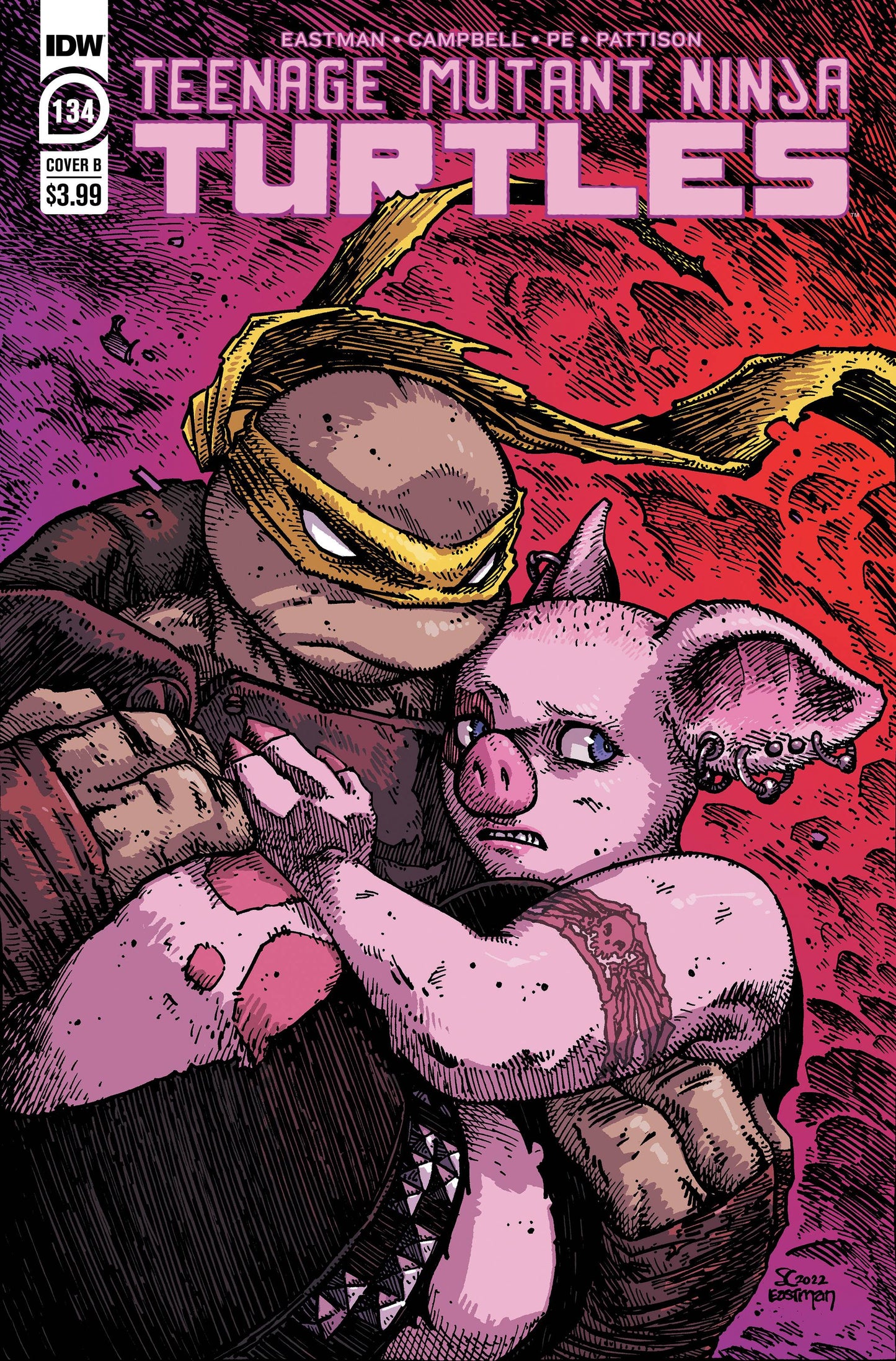 Tmnt Ongoing 134 (Pre-order 11/9/2022) - Heroes Cave