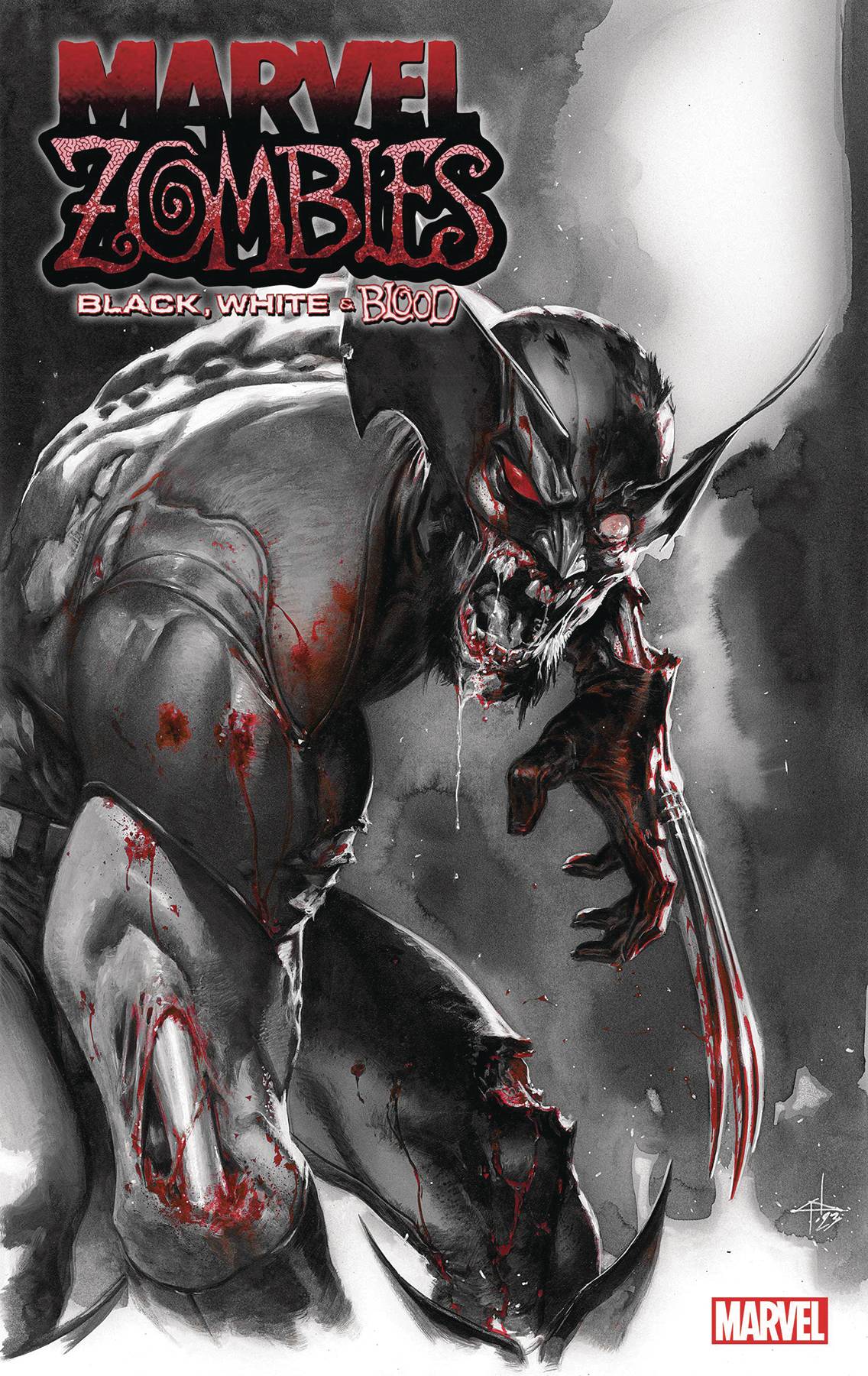 Marvel Zombies Black White Blood 1 - Heroes Cave