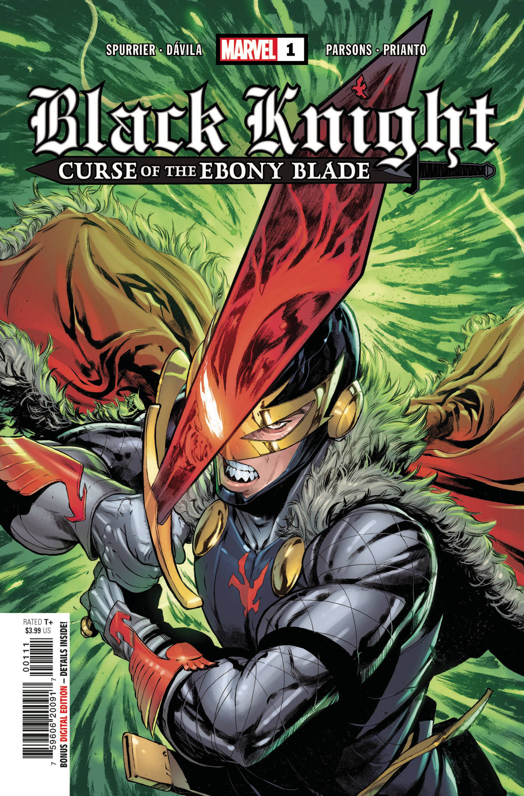 Black Knight Curse Ebony Blade 1 (Pre-order 3/17/21) - Heroes Cave