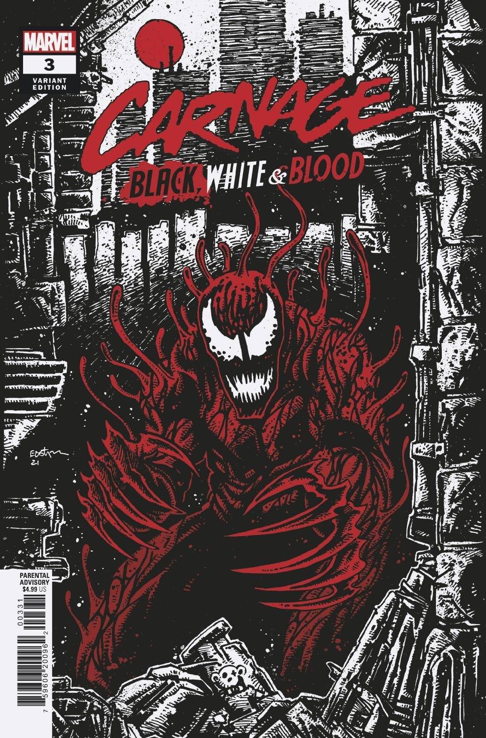 Carnage Black, White & Blood 3 (Pre-order 5/5/21) - Heroes Cave