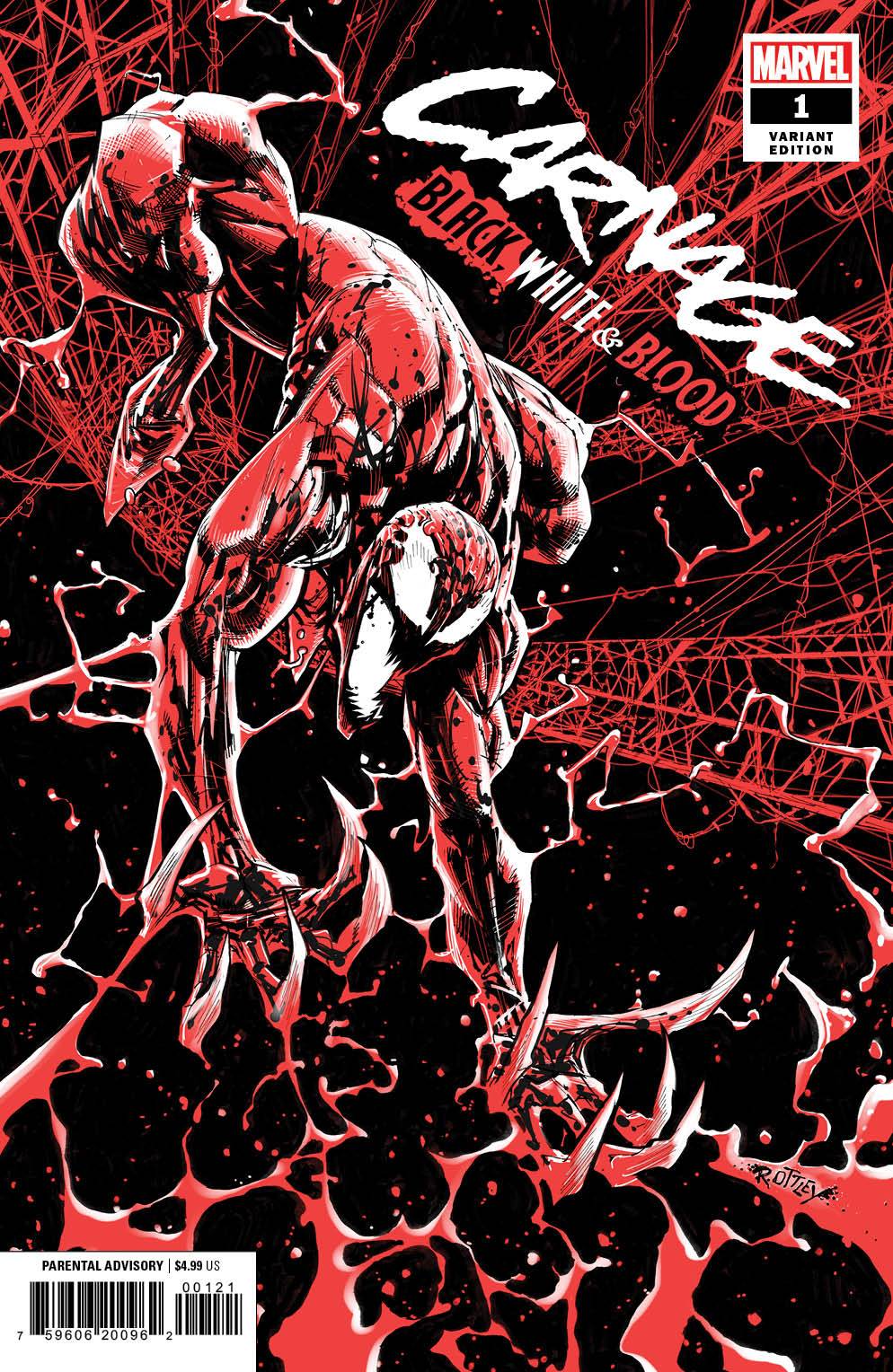 Carnage Black White and Blood 1 (Pre-order 3/24/21) - Heroes Cave