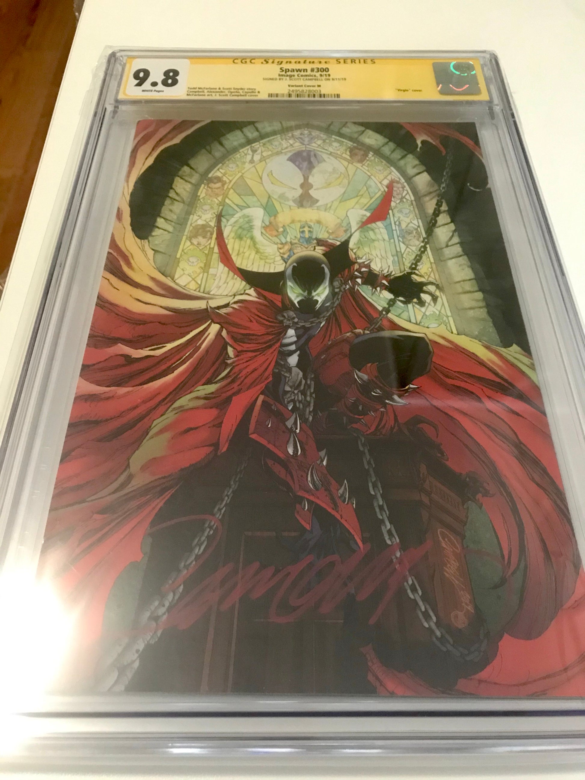 Spawn 300 - CGC Signed by Scott Campbell - Heroes Cave