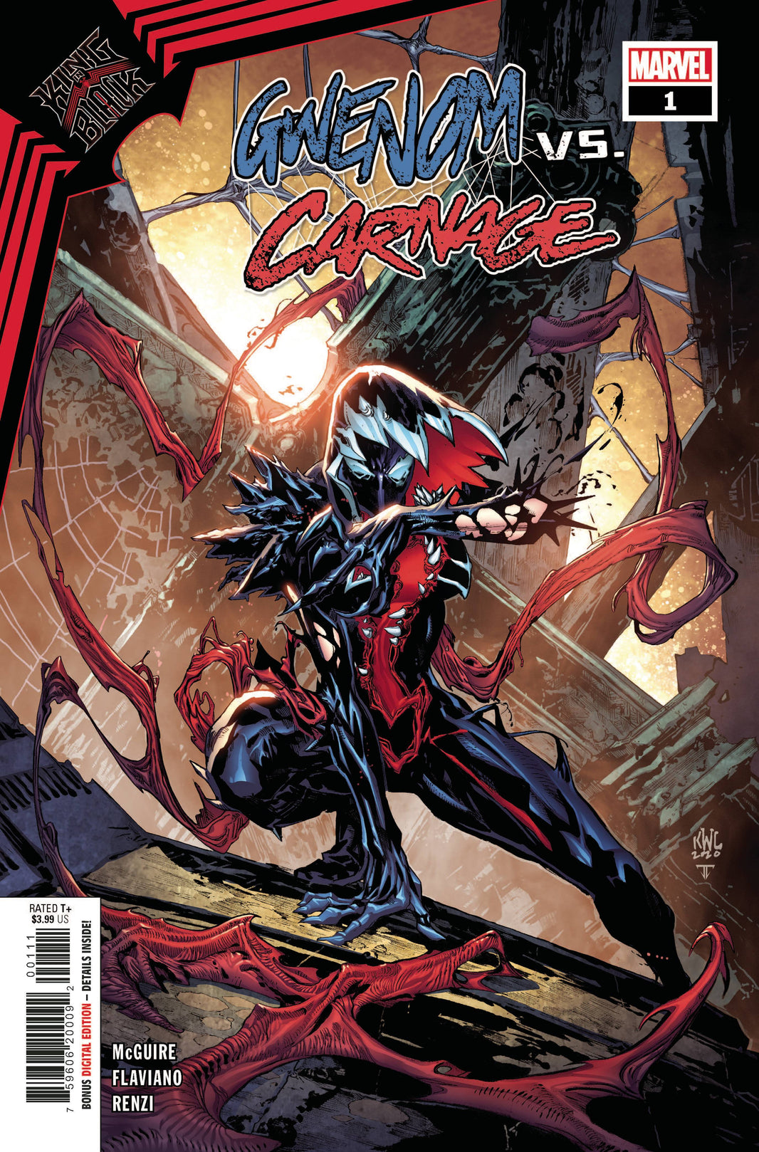 King in Black Gwenom vs. Carnage 1 (Pre-order 2/17/21) - Heroes Cave